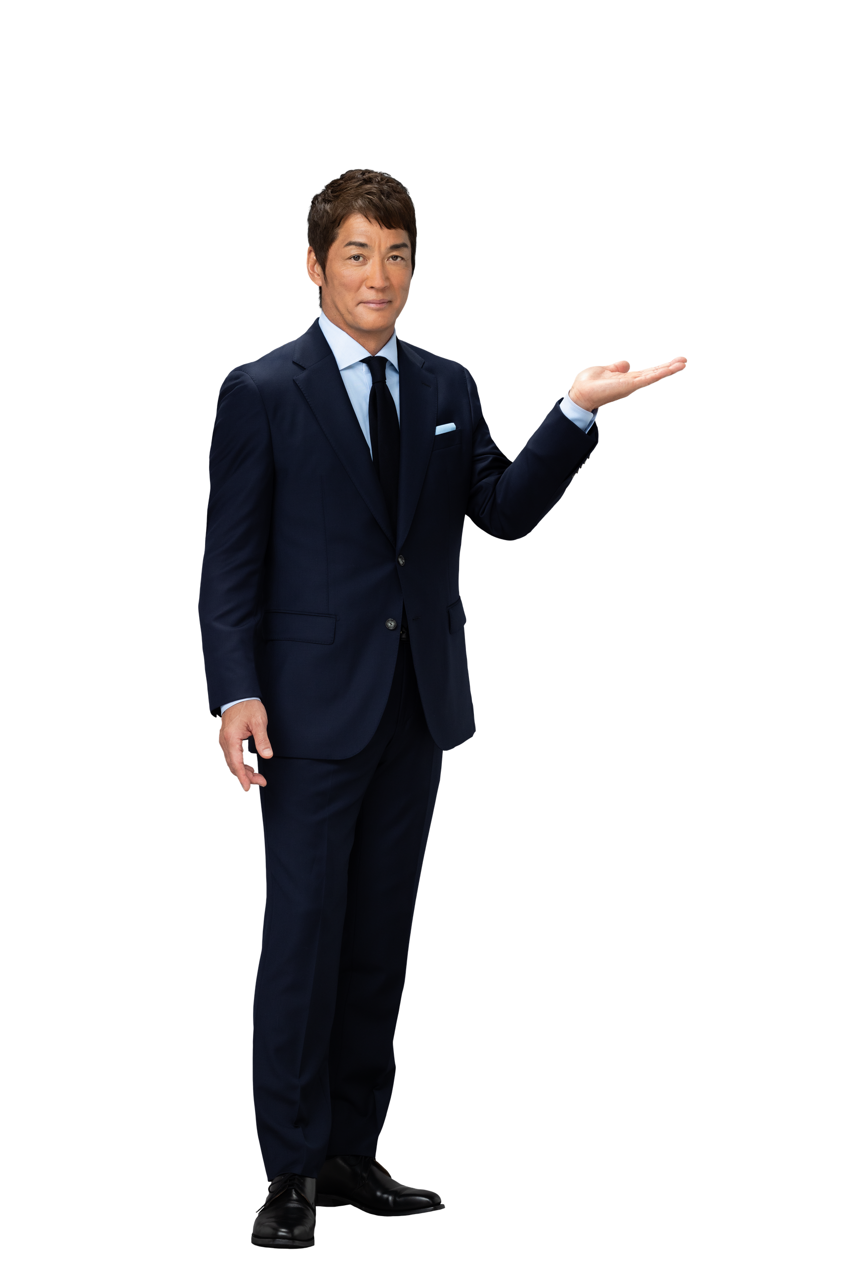 長嶋一茂氏の広告写真（全身）